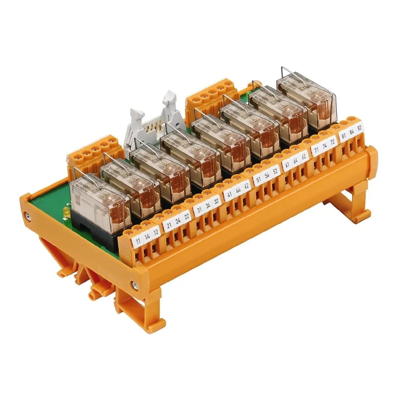 RSM 8RS 24VDC LP GEM.- Interfaz con 8 relés 24VCD 1CO 1NA1NC AgNi 6A 250V