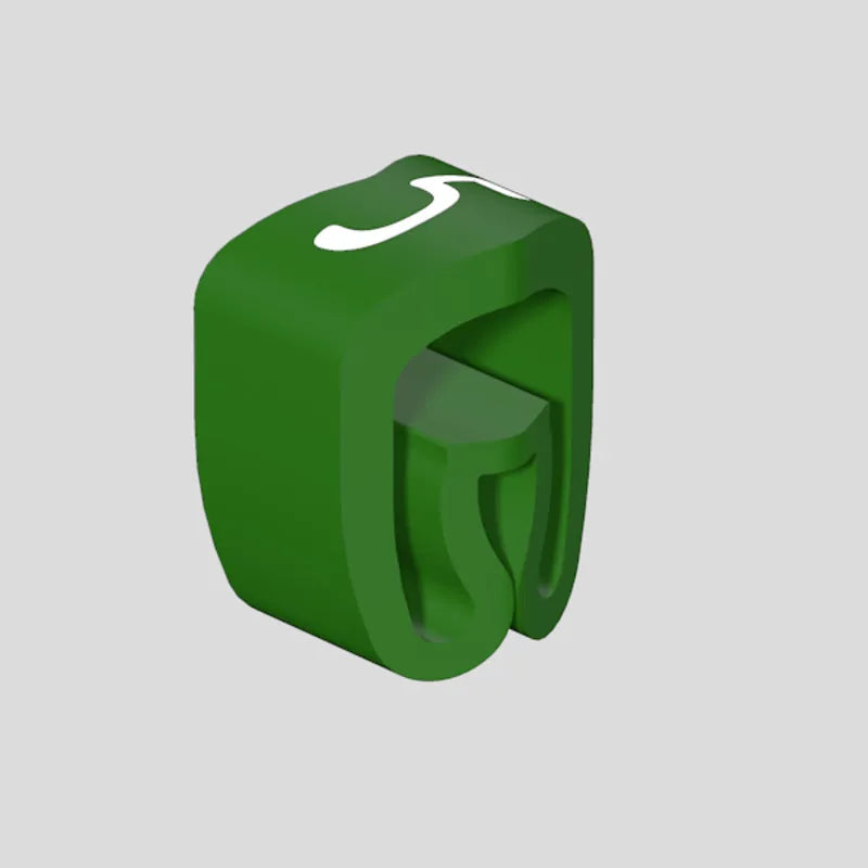 CLI C 1-3 GN/SW 5 CD Señalizador de cable en rollo 16-12AWG -5- Verde 500Pz