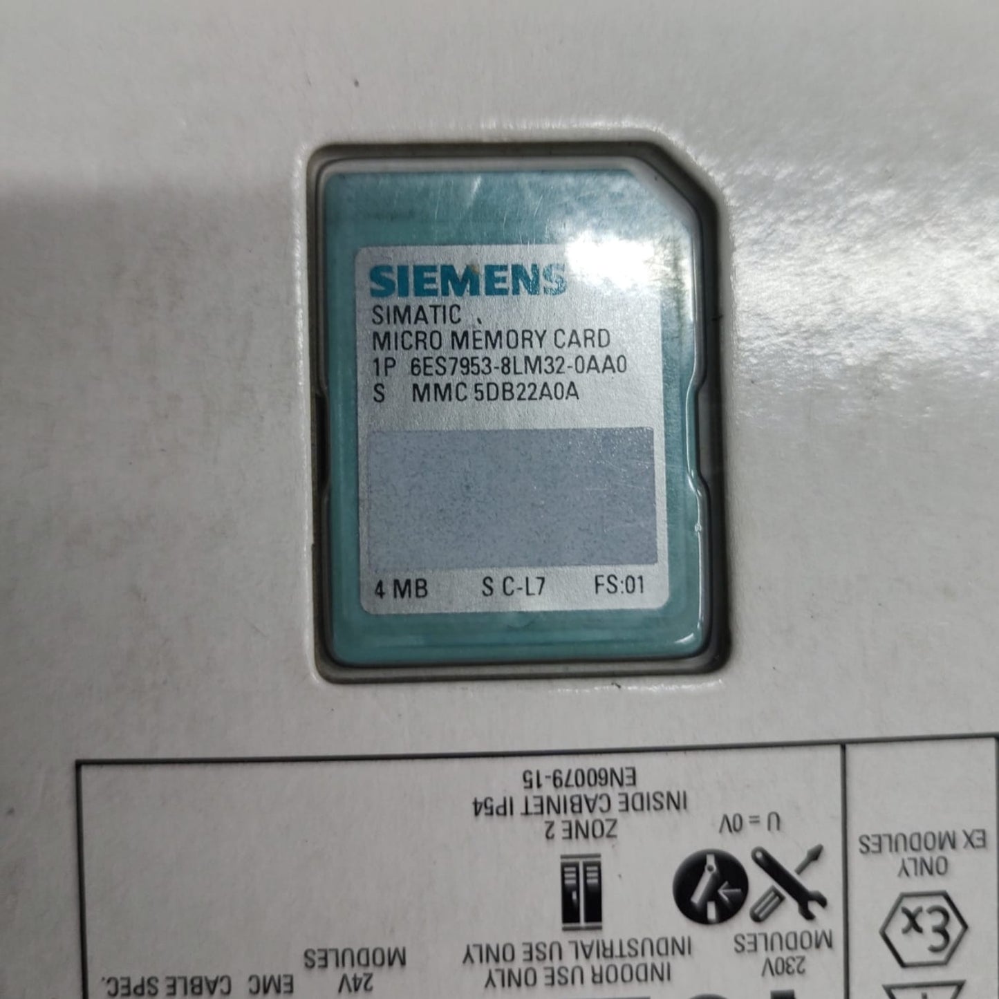 Siemens 6ES7953-8LM32-0AA0 tarjeta de memoria