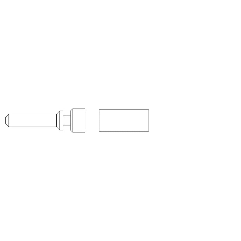 SAI-M23-KSC-L-2.5-4.0 Pin macho de latón 2.5-4 mm² 14-12AWG