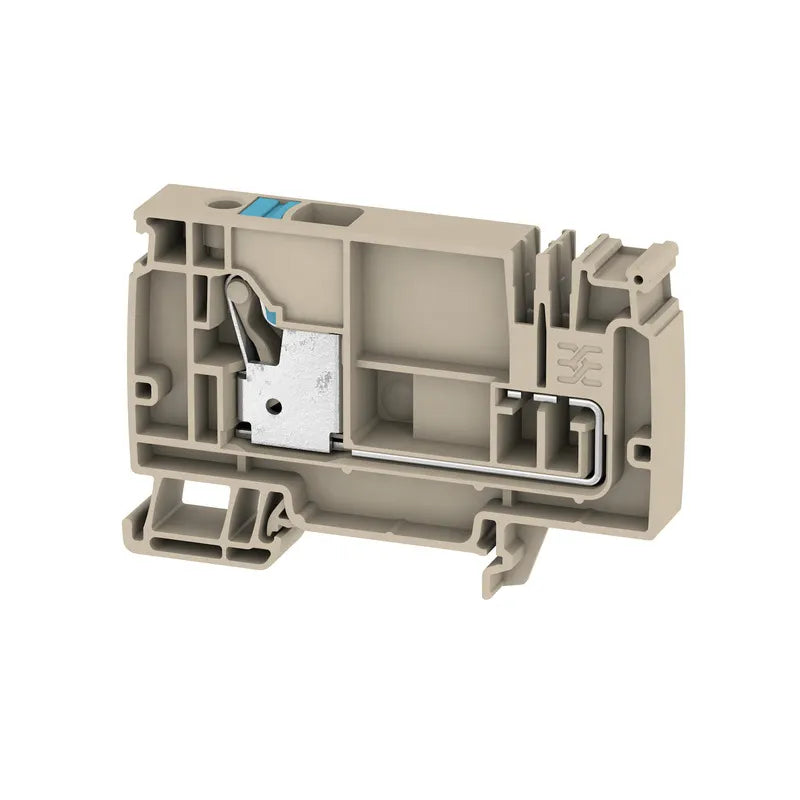 AAP21 10 LO BL Clema de alimentación 1X1 10mm² 20-6AWG 57A 250VCA Beige