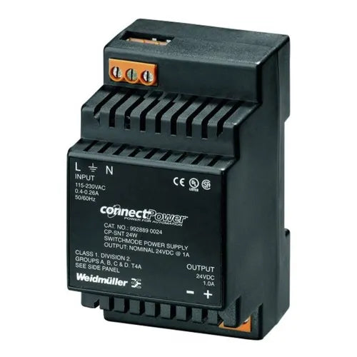 INSTA Fuente de alimentación monofásica 115-230VCA Output 24W 24VCD 1A