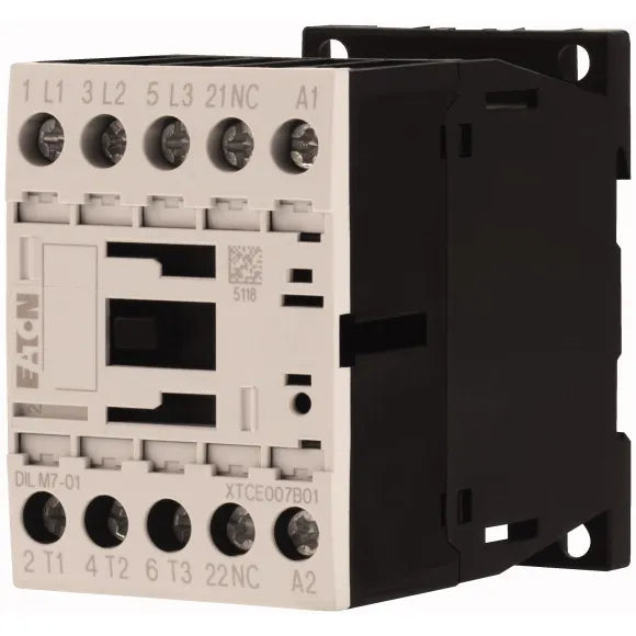 DILM7-01(230V50HZ,240V60HZ) Contactor trifásico + 1NA 240VCA 7A IP20
