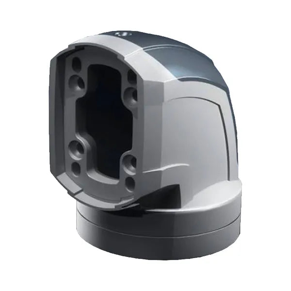 CP Acoplamiento Ø130mm con ángulo de 90° CP 120 de aluminio RAL7024/7035 2.1kg