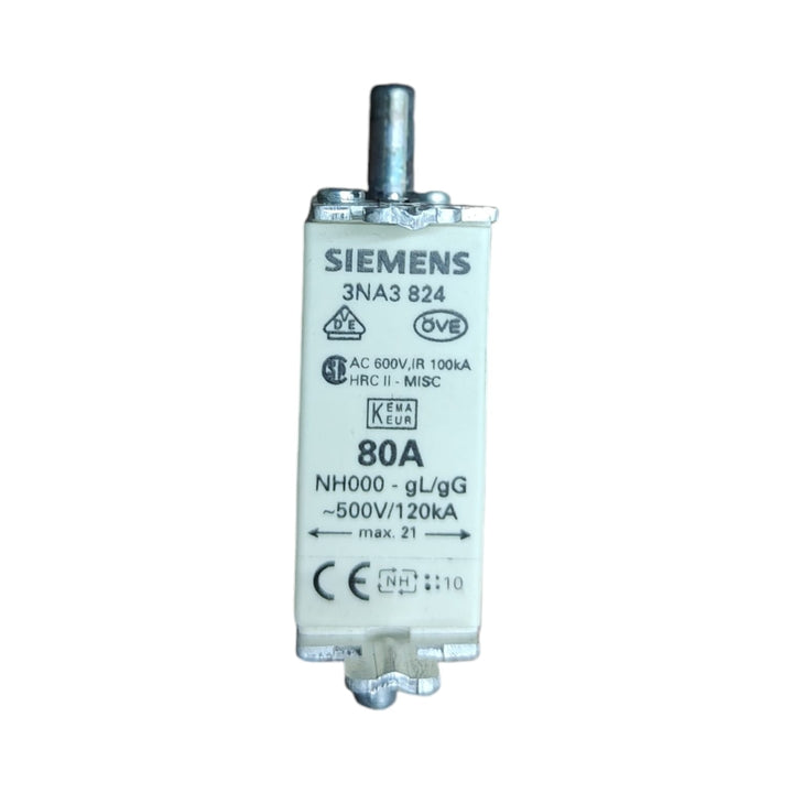 Siemens 3NA3 824 Cartucho fusible