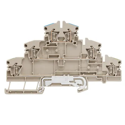 ZDLD 2.5-2N/PE/L/N Clema Fase+Neutro+PE 2.5mm² 26-12AWG 20A 500VCA Beige