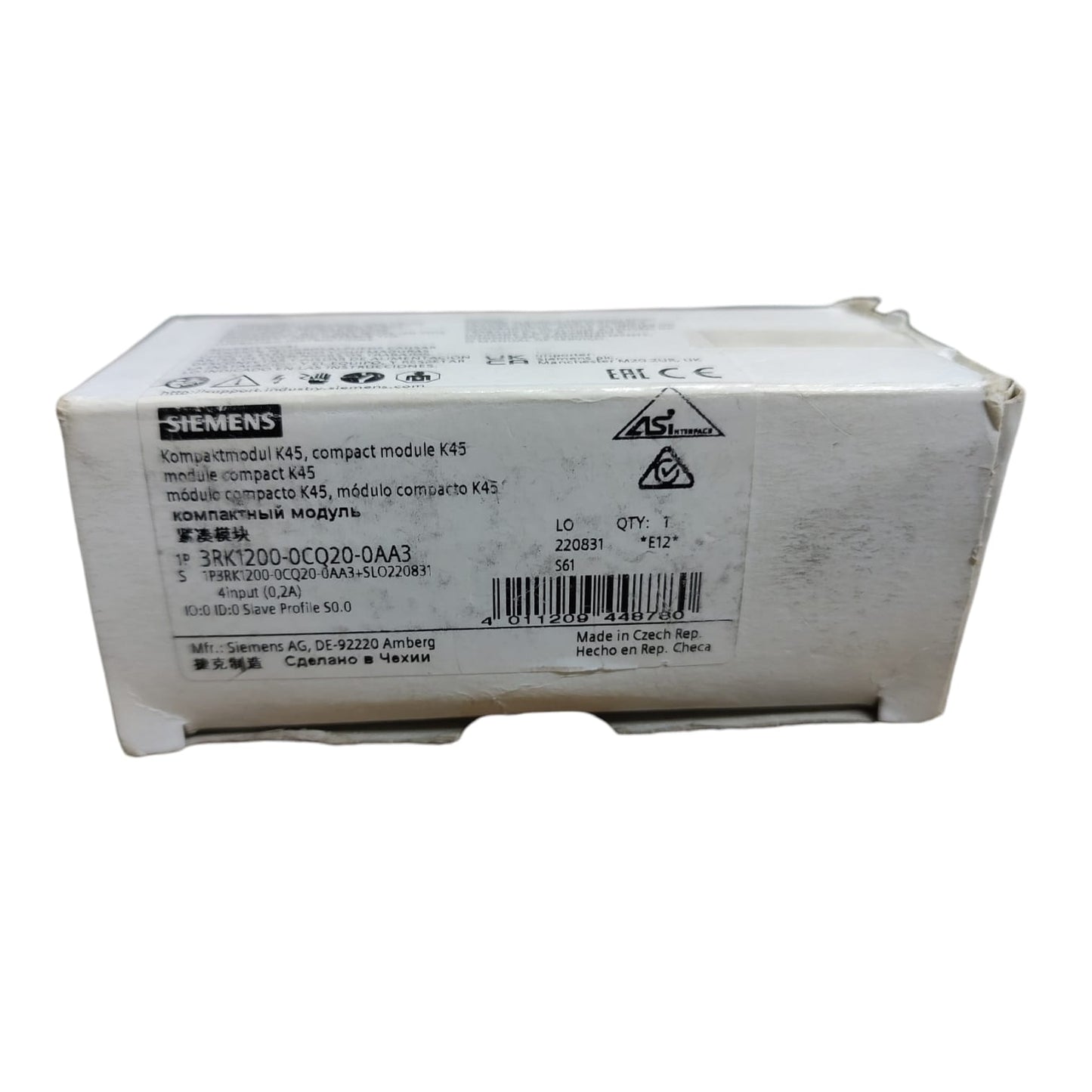 Siemens 3RK1200-0CQ20-0AA3 módulo compacto