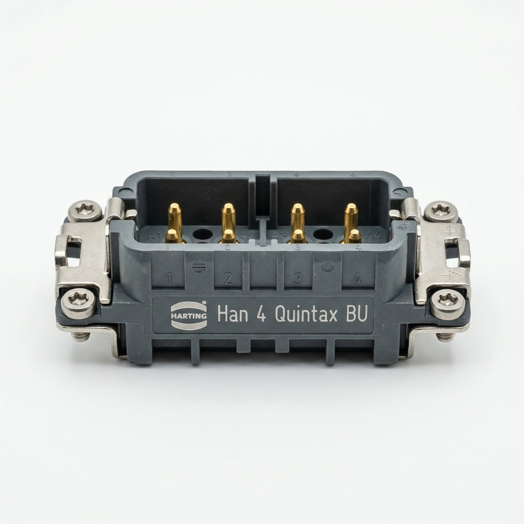HARTING HAN 4 QUINTAX BU INSERTO DE CONTACTOS TIPO QUINTAX