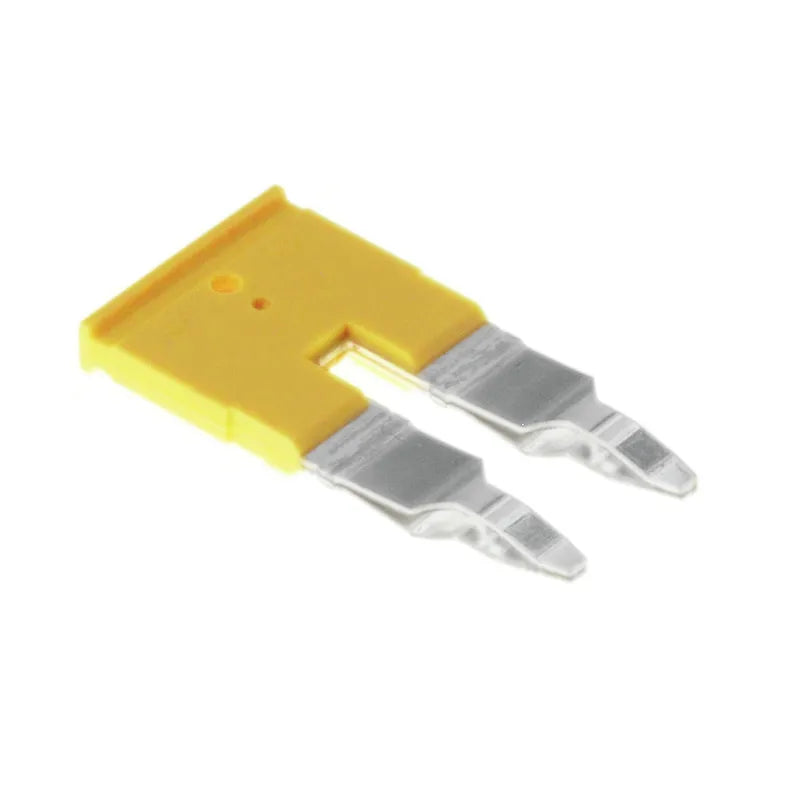 ZQV 6N/2 Puente enchufable amarillo de 2 polos para PDU 6/PNT 6 de 6 mm²