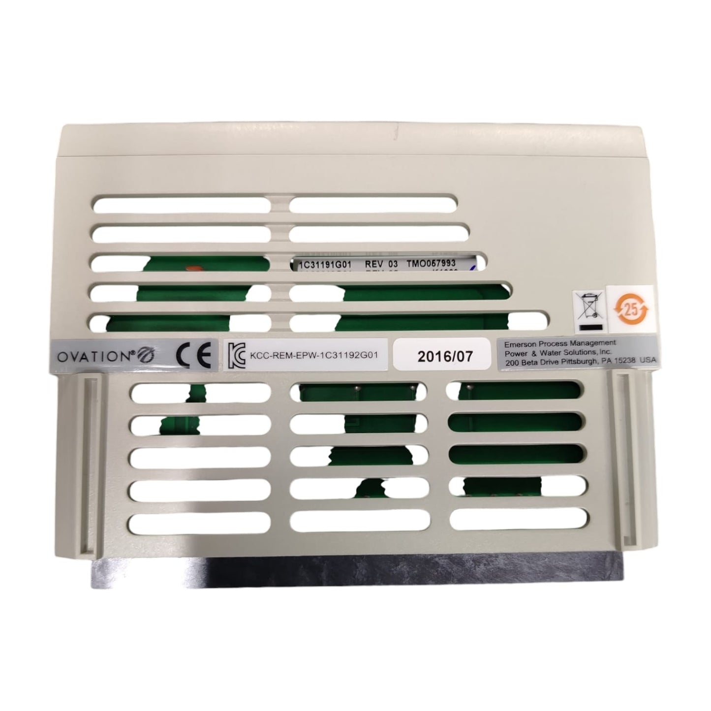 Emerson Ovation 1C31192G01 Módulo detector de velocidad