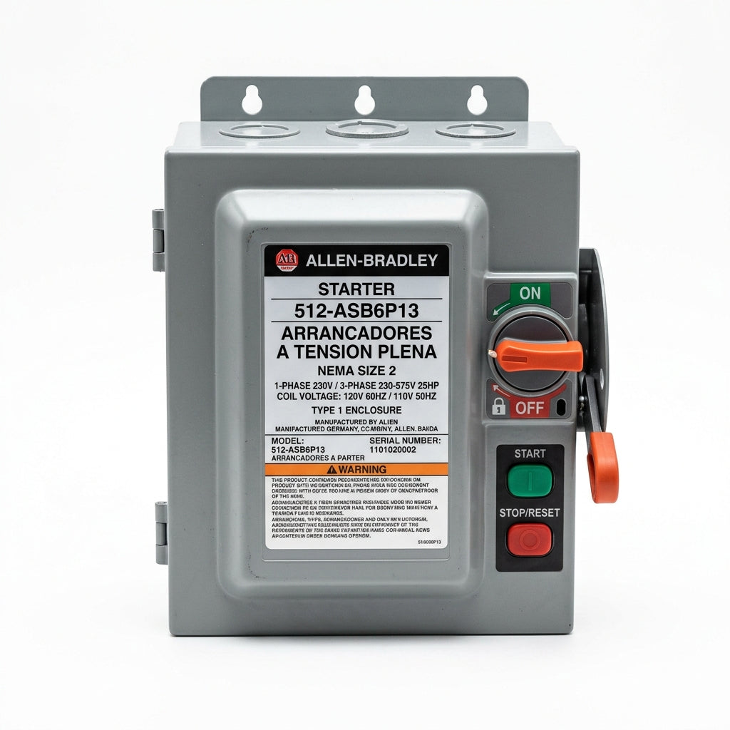 ALLEN-BRADLEY 512-ASB6P13 ARRANCADORES A TENSION PLENA