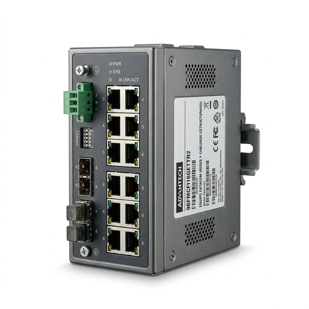 ADVANTECH 96FMCFI16GETTR2 EQUIPO DATACOM (REDES Y CABLEADO ESTRUCTURADO)