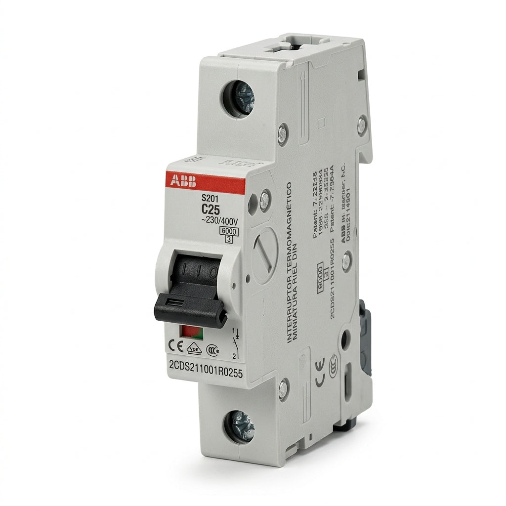 ABB 2CDS211001R0255 INTERRUPTORES TERMOMAGNETICOS MINIATURA RIEL DIN