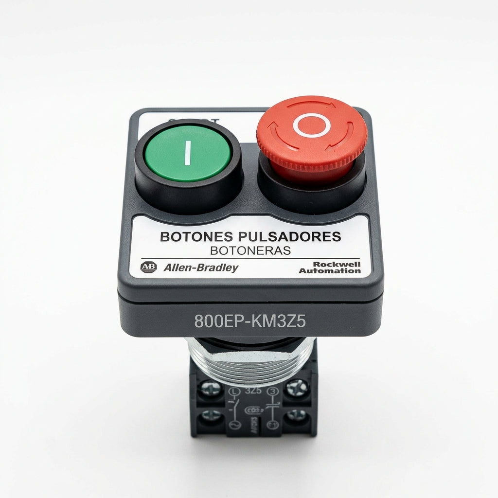ALLEN-BRADLEY 800EP-KM3Z5 BOTONES PULSADORES BOTONERAS