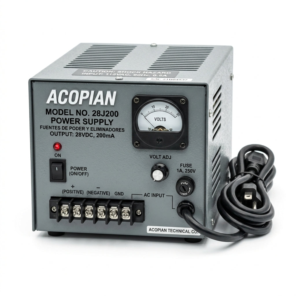 ACOPIAN 28J200 FUENTES DE PODER Y ELIMINADORES