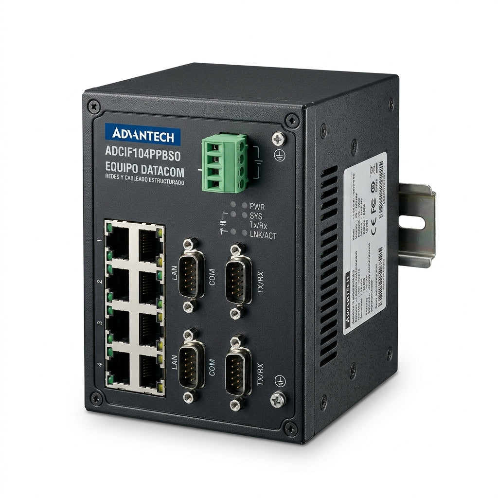 ADVANTECH ADCIF104PPBSO EQUIPO DATACOM (REDES Y CABLEADO ESTRUCTURADO)