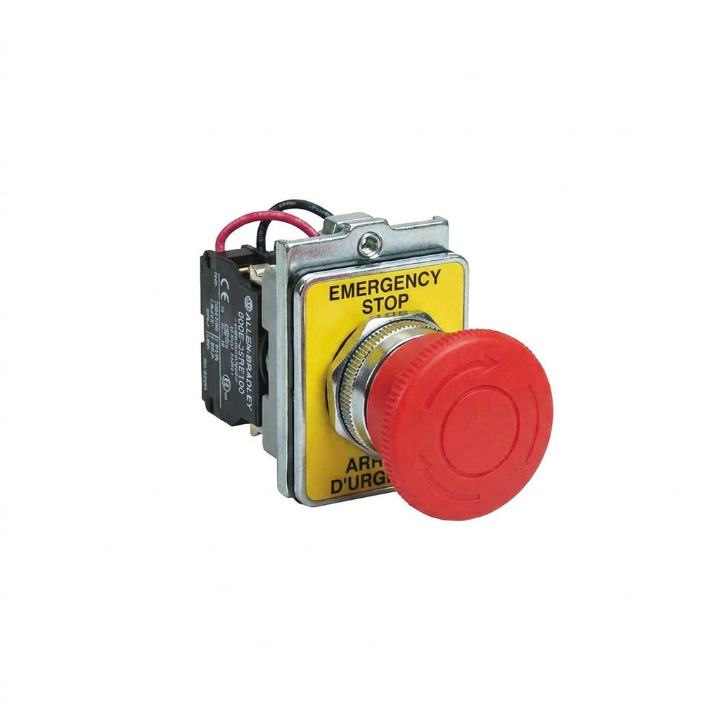 ALLEN-BRADLEY 800E-35RE100 BOTONES PULSADORES BOTONERAS