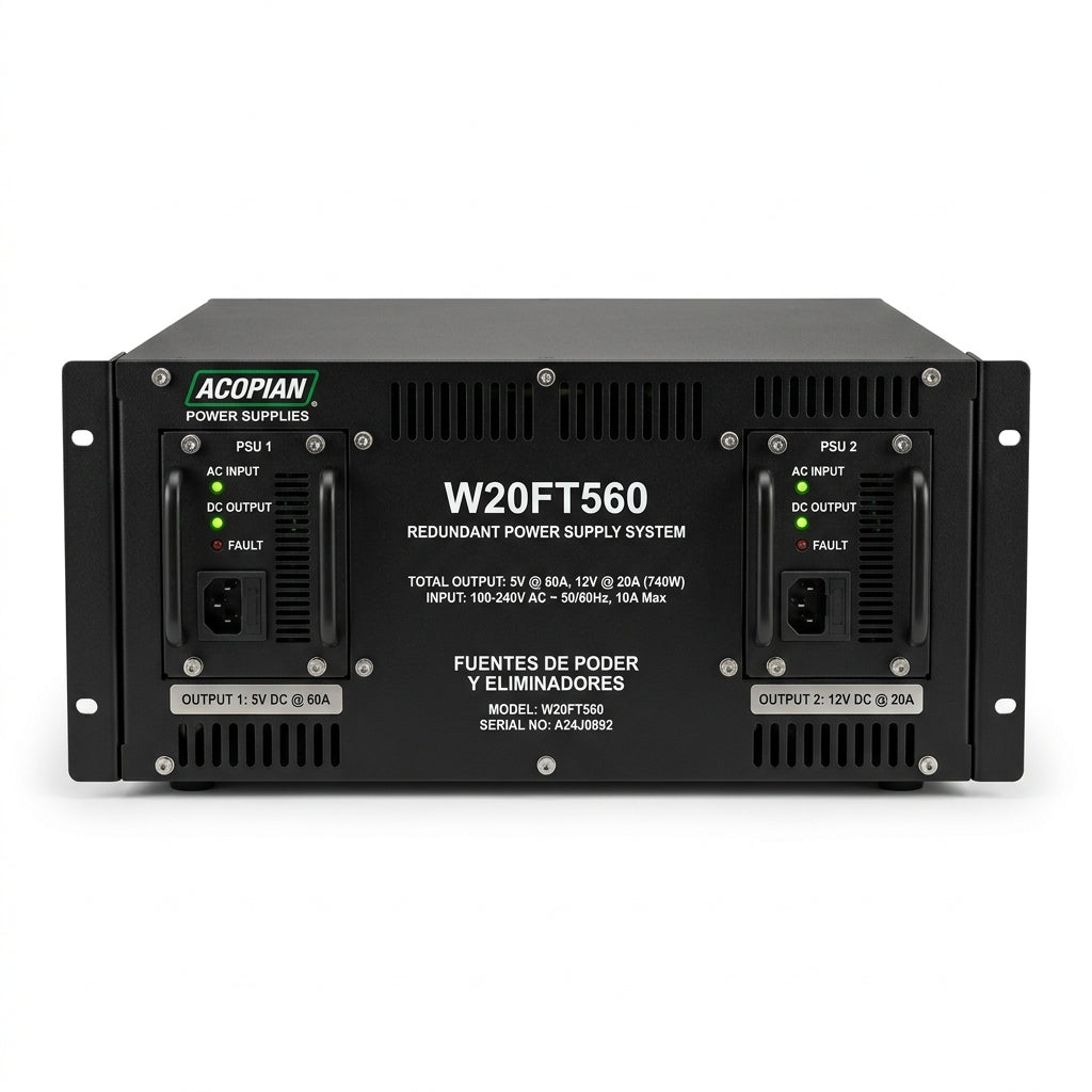ACOPIAN W20FT560 FUENTES DE PODER Y ELIMINADORES