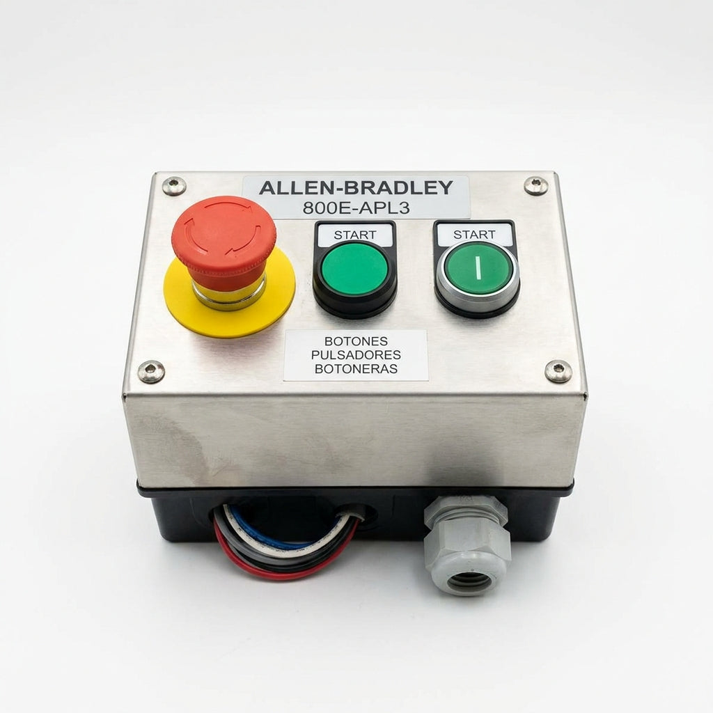 ALLEN-BRADLEY 800E-APL3 BOTONES PULSADORES BOTONERAS