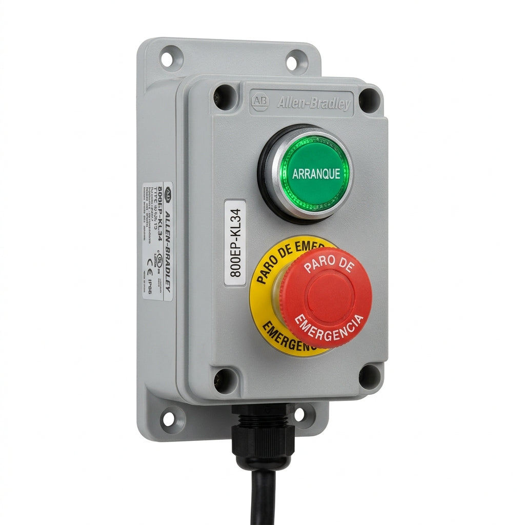 ALLEN-BRADLEY 800EP-KL34 BOTONES PULSADORES BOTONERAS