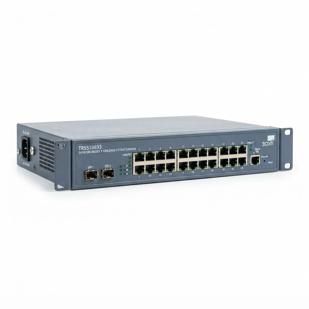 3COM TRSS10633 EQUIPO DATACOM (REDES Y CABLEADO ESTRUCTURADO)