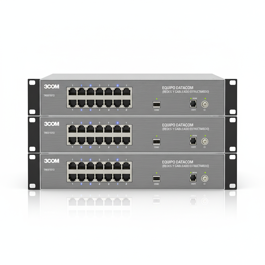 3COM TRSS13212 EQUIPO DATACOM (REDES Y CABLEADO ESTRUCTURADO)