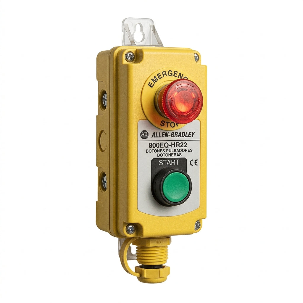 ALLEN-BRADLEY 800EQ-HR22 BOTONES PULSADORES BOTONERAS