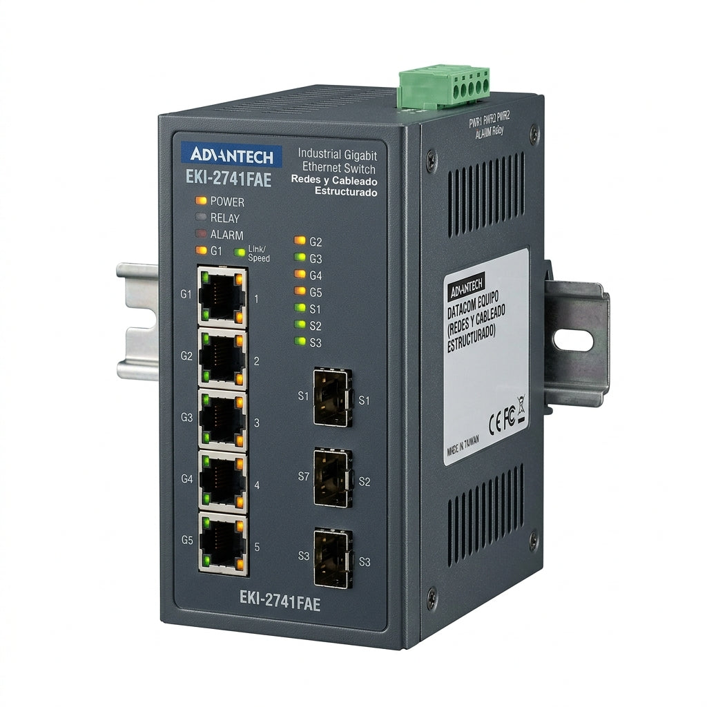 ADVANTECH EKI2741FAE EQUIPO DATACOM (REDES Y CABLEADO ESTRUCTURADO)