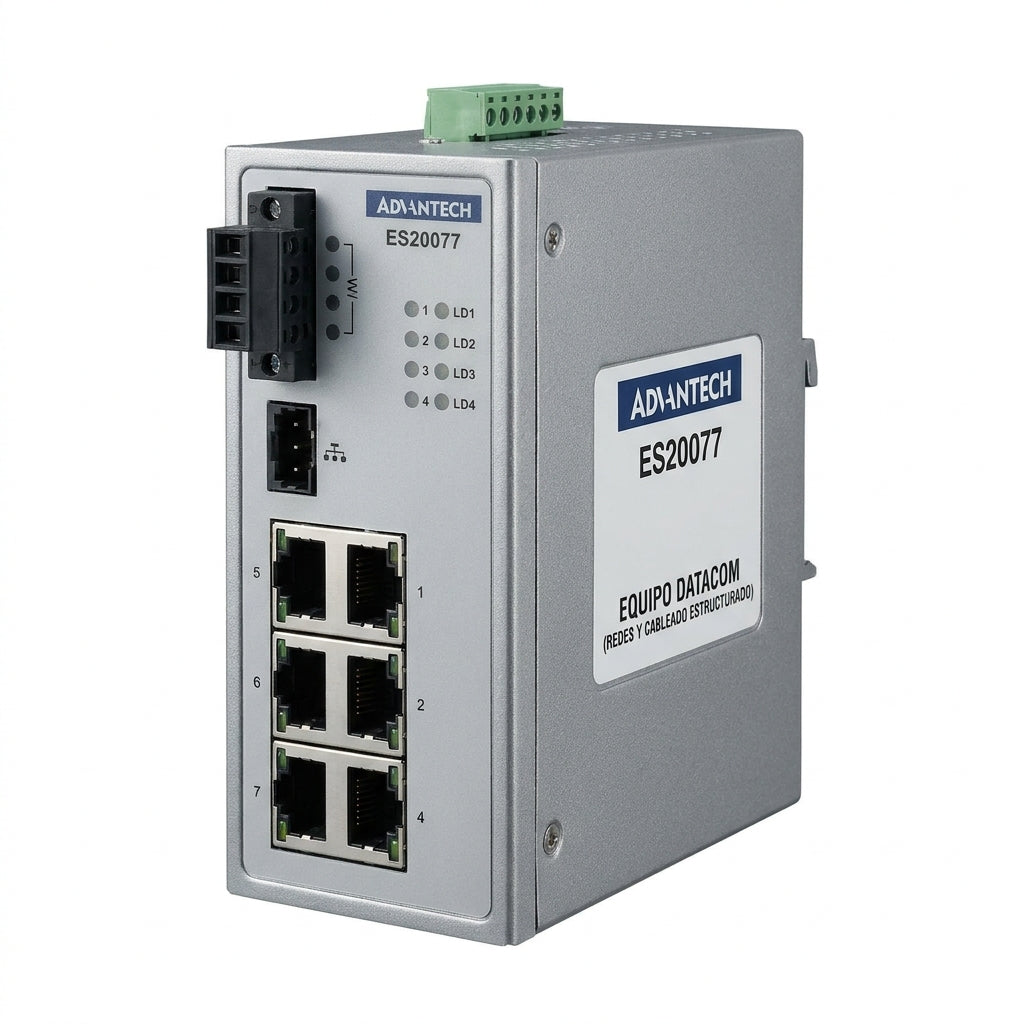 ADVANTECH ES20077 EQUIPO DATACOM (REDES Y CABLEADO ESTRUCTURADO)
