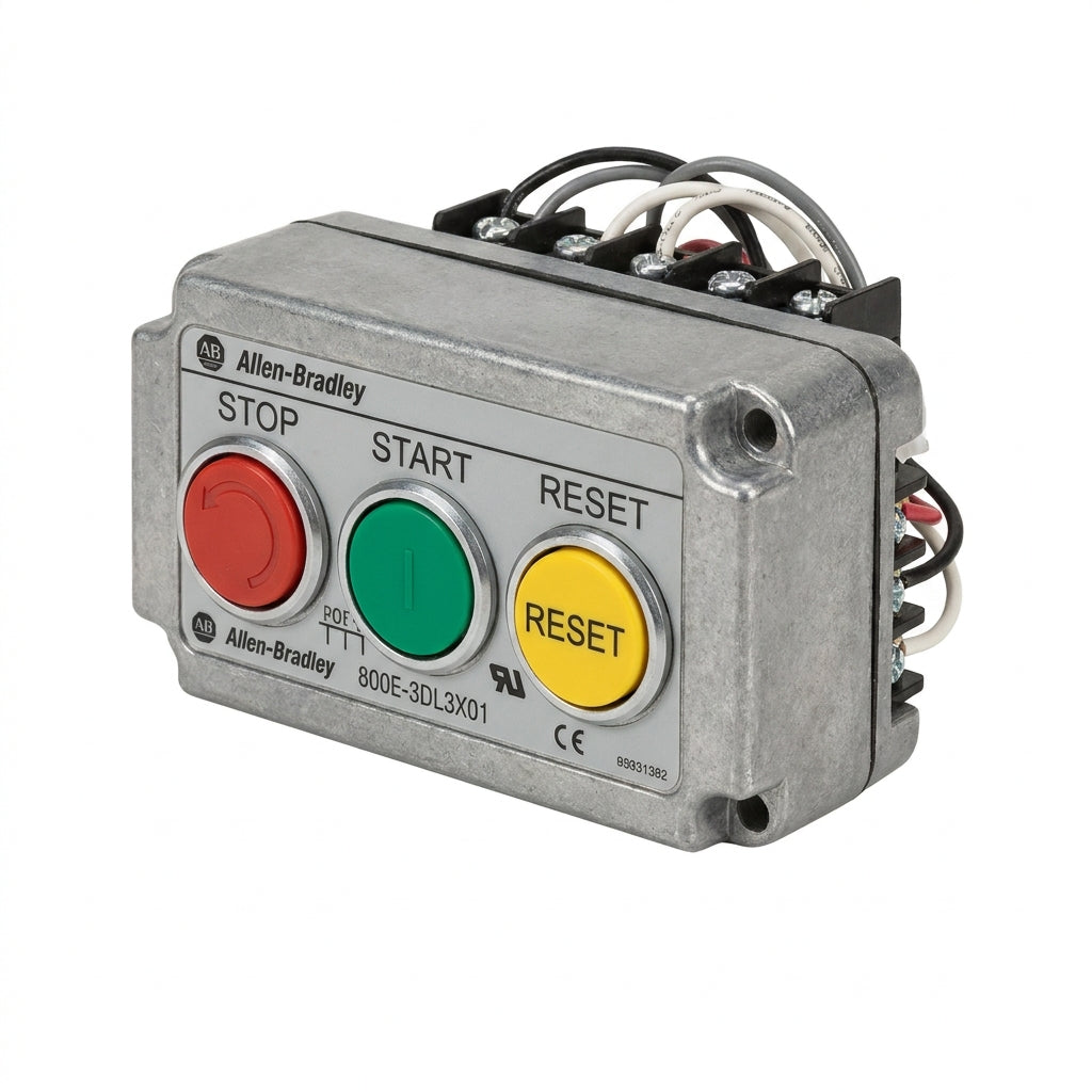 ALLEN-BRADLEY 800E-3DL3X01 BOTONES PULSADORES BOTONERAS