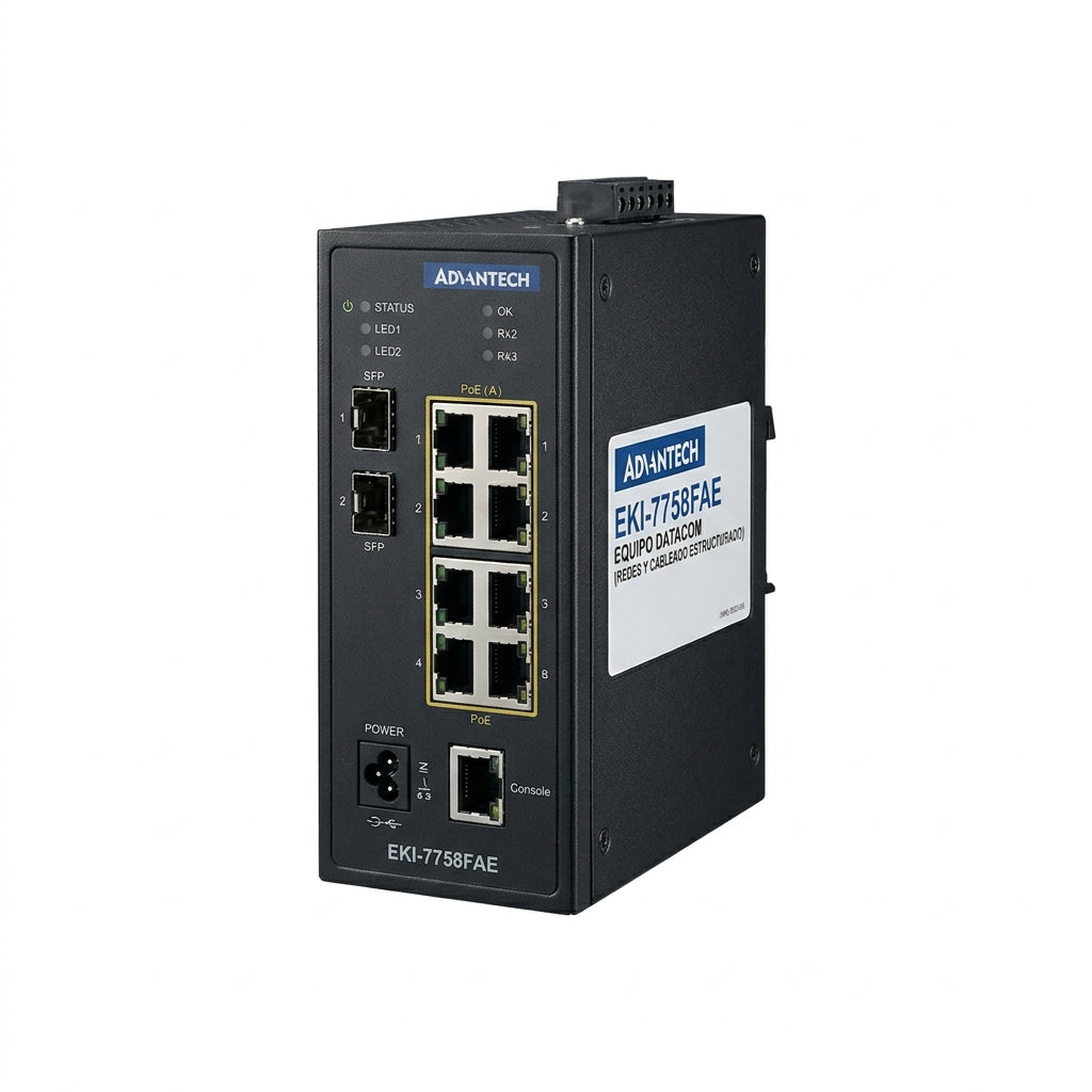 ADVANTECH EKI7758FAE EQUIPO DATACOM (REDES Y CABLEADO ESTRUCTURADO)