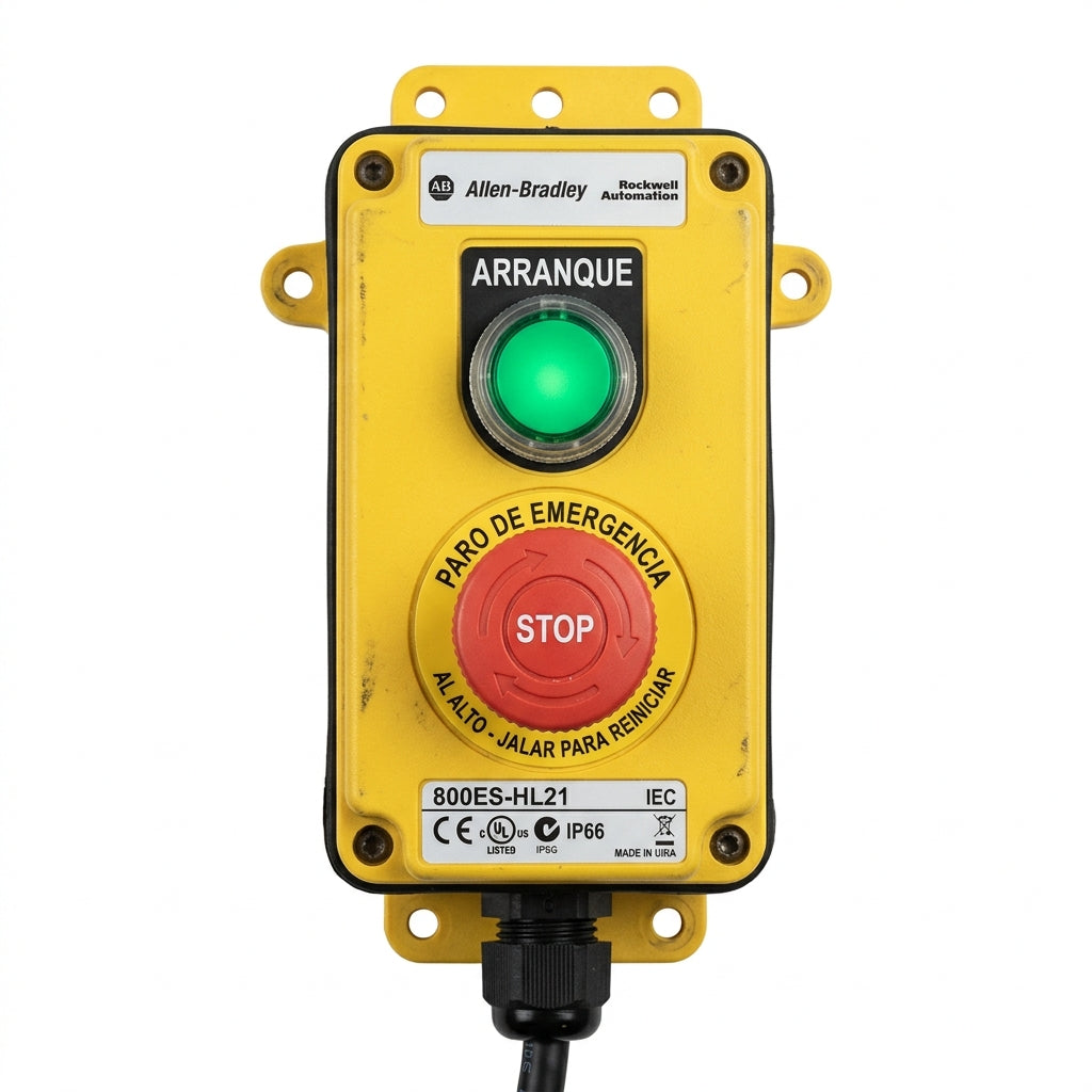 ALLEN-BRADLEY 800ES-HL21 BOTONES PULSADORES BOTONERAS