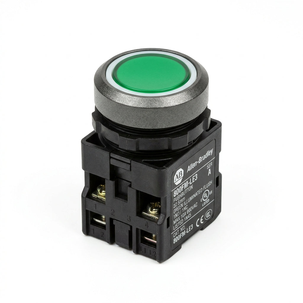 ALLEN-BRADLEY 800FM-LE3 BOTONES PULSADORES BOTONERAS