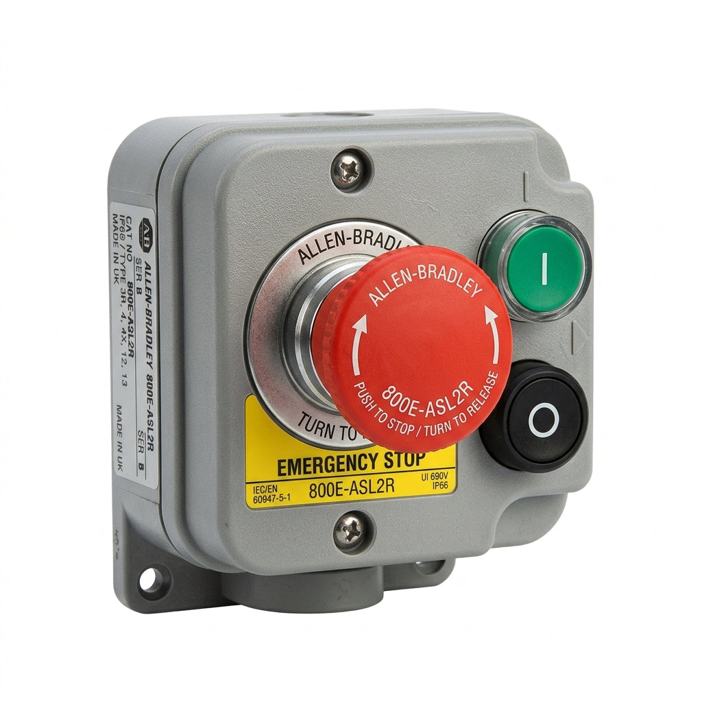 ALLEN-BRADLEY 800E-ASL2R BOTONES PULSADORES BOTONERAS