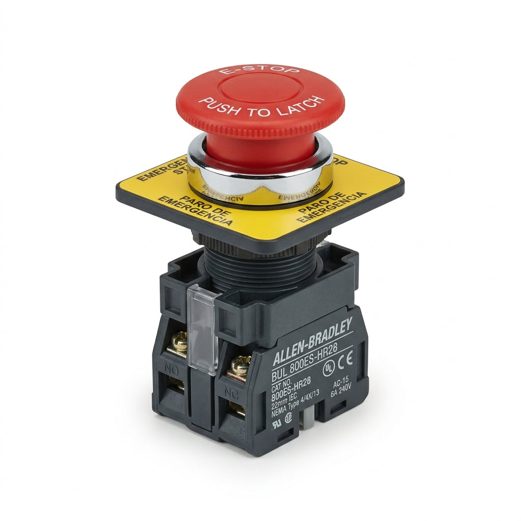 ALLEN-BRADLEY 800ES-HR28 BOTONES PULSADORES BOTONERAS