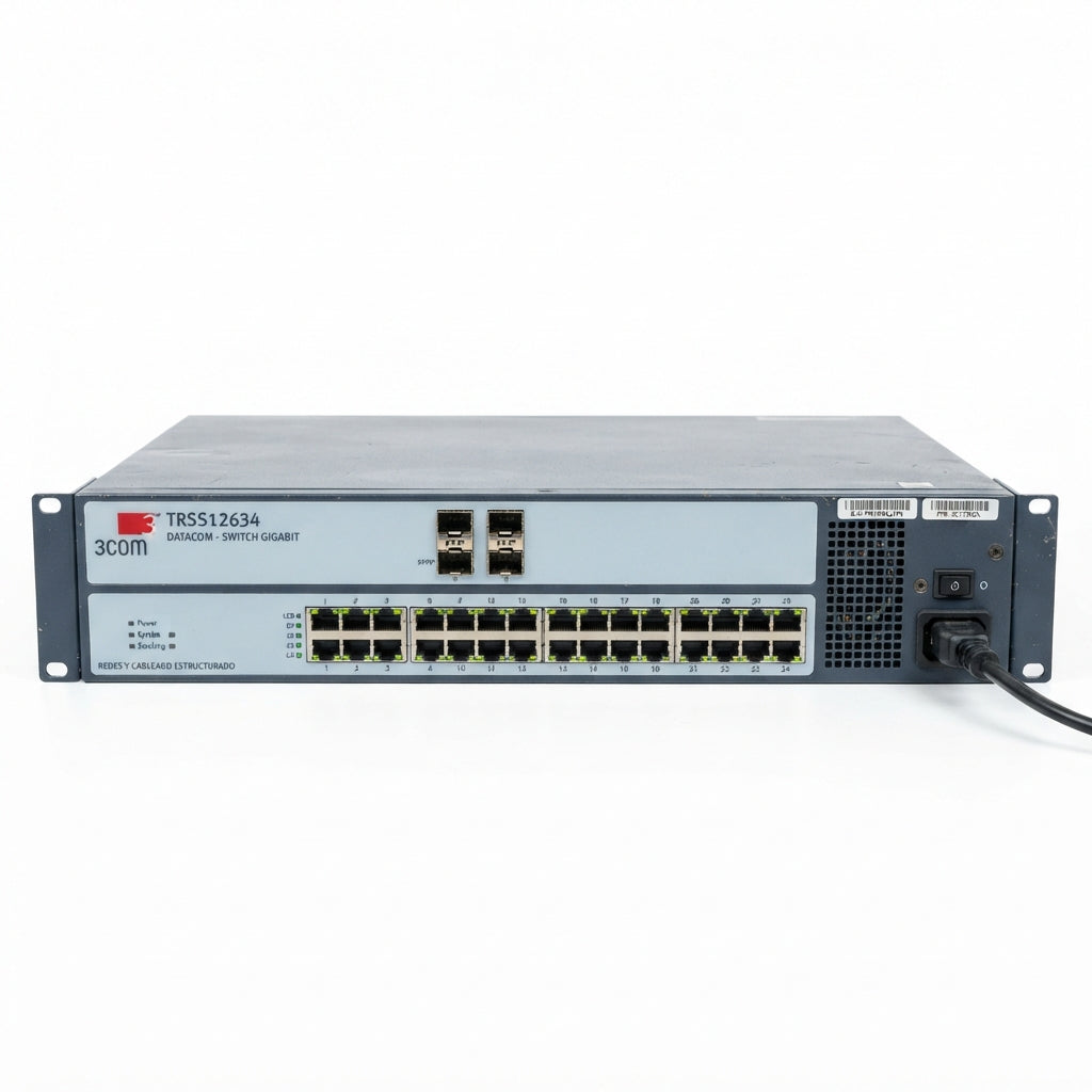 3COM TRSS12634 EQUIPO DATACOM (REDES Y CABLEADO ESTRUCTURADO)
