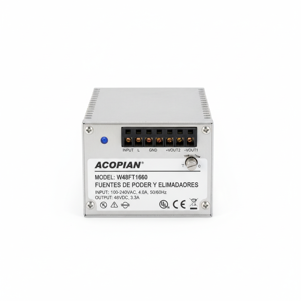 ACOPIAN W48FT160 FUENTES DE PODER Y ELIMINADORES