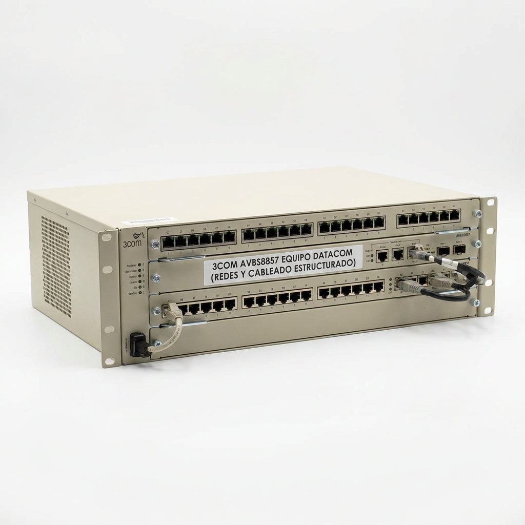 3COM AVBS8857 EQUIPO DATACOM (REDES Y CABLEADO ESTRUCTURADO)