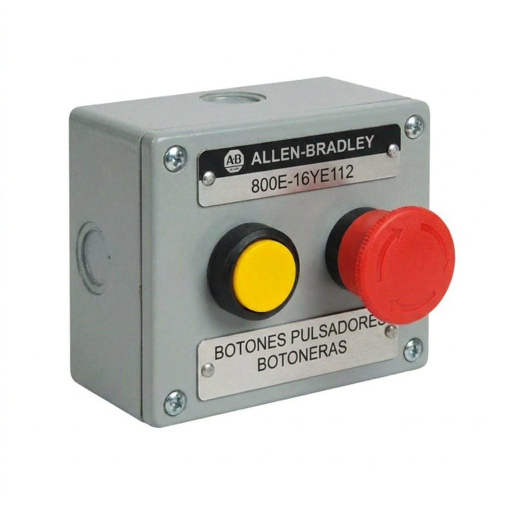 ALLEN-BRADLEY 800E-16YE112 BOTONES PULSADORES BOTONERAS