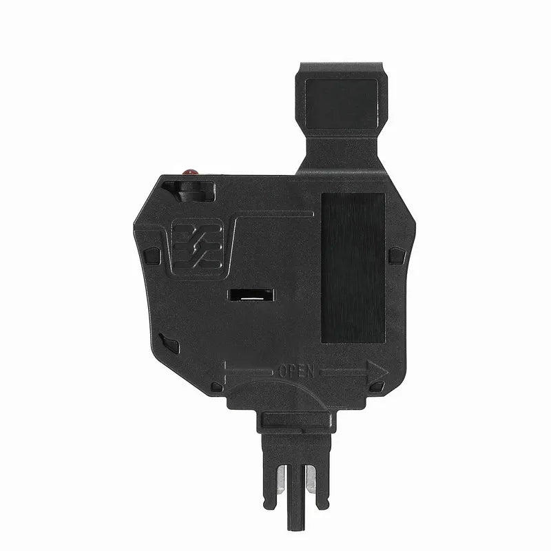 SIHA 3/G20/LD 10-36V Cartucho portafusible europeo c/LED 6.3A negro P/WTR 2.5/4