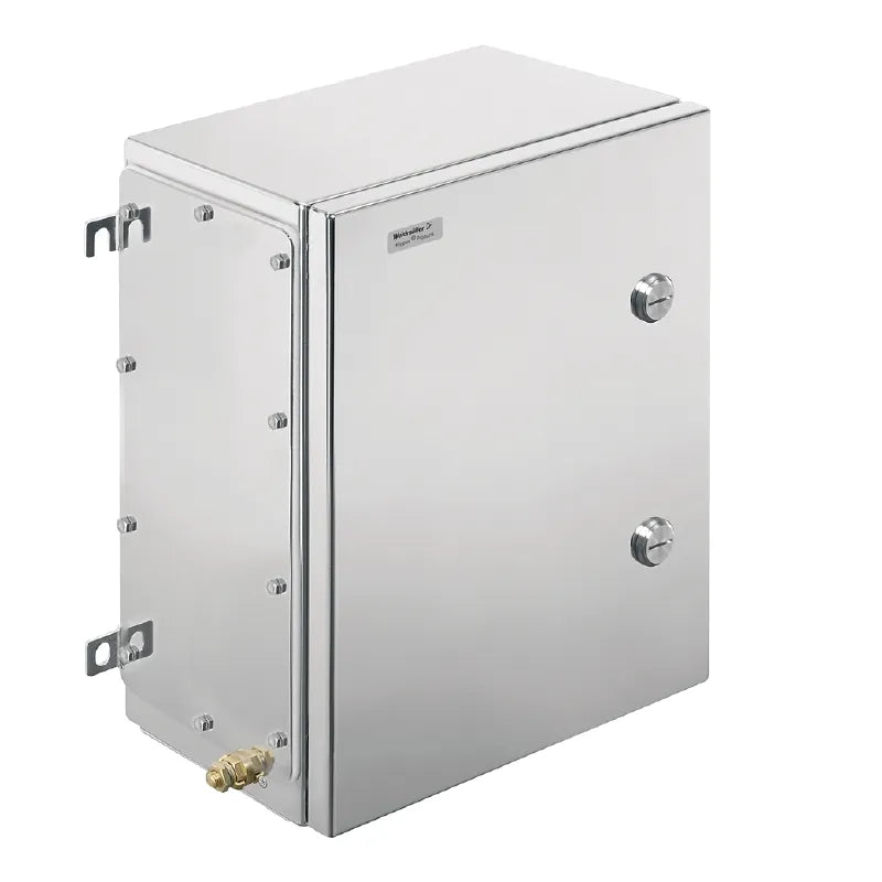 KLIPPON Caja EX con 1 placas de brida de acero inoxidable 400Hx300Wx200Dmm IP66