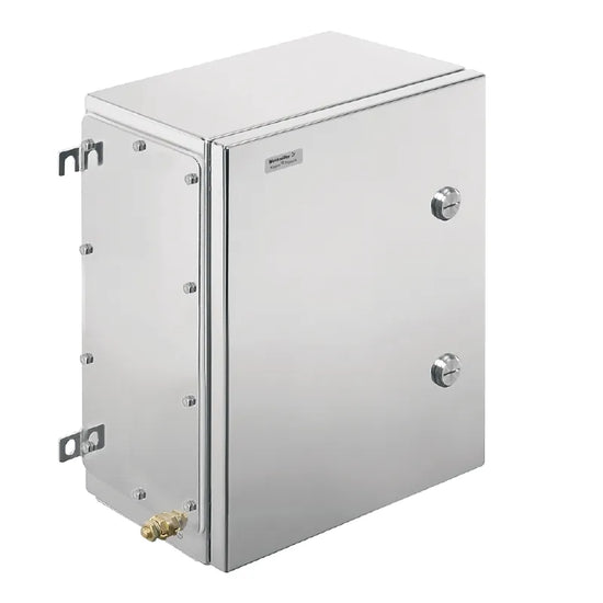 KLIPPON Caja EX con 1 placas de brida de acero inoxidable 400Hx300Wx200Dmm IP66