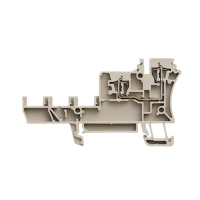 ZIA 1.5/4L-1S Clema base 4 insertos 1.5mm² 26-14AWG 17.5A 250VCA Beige