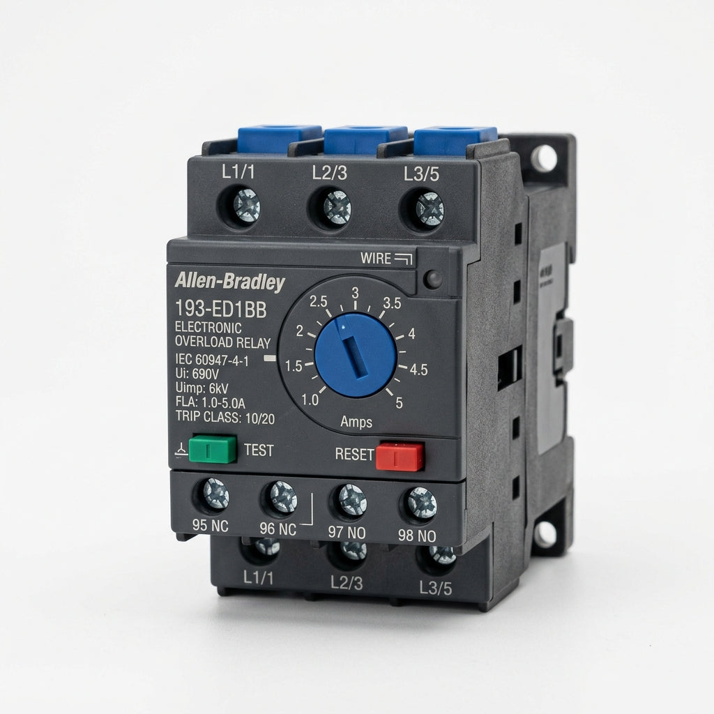 Allen Bradley 193-ed1bb relé electrónico de sobrecarga