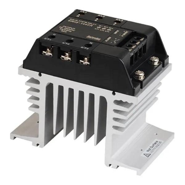 SRH3-1440R SSR trifásico con disipador 40A Input 4-30VCD Output 48-480VCA aleato