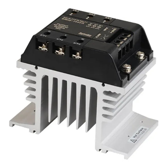 SRH3-1440R SSR trifásico con disipador 40A Input 4-30VCD Output 48-480VCA aleato