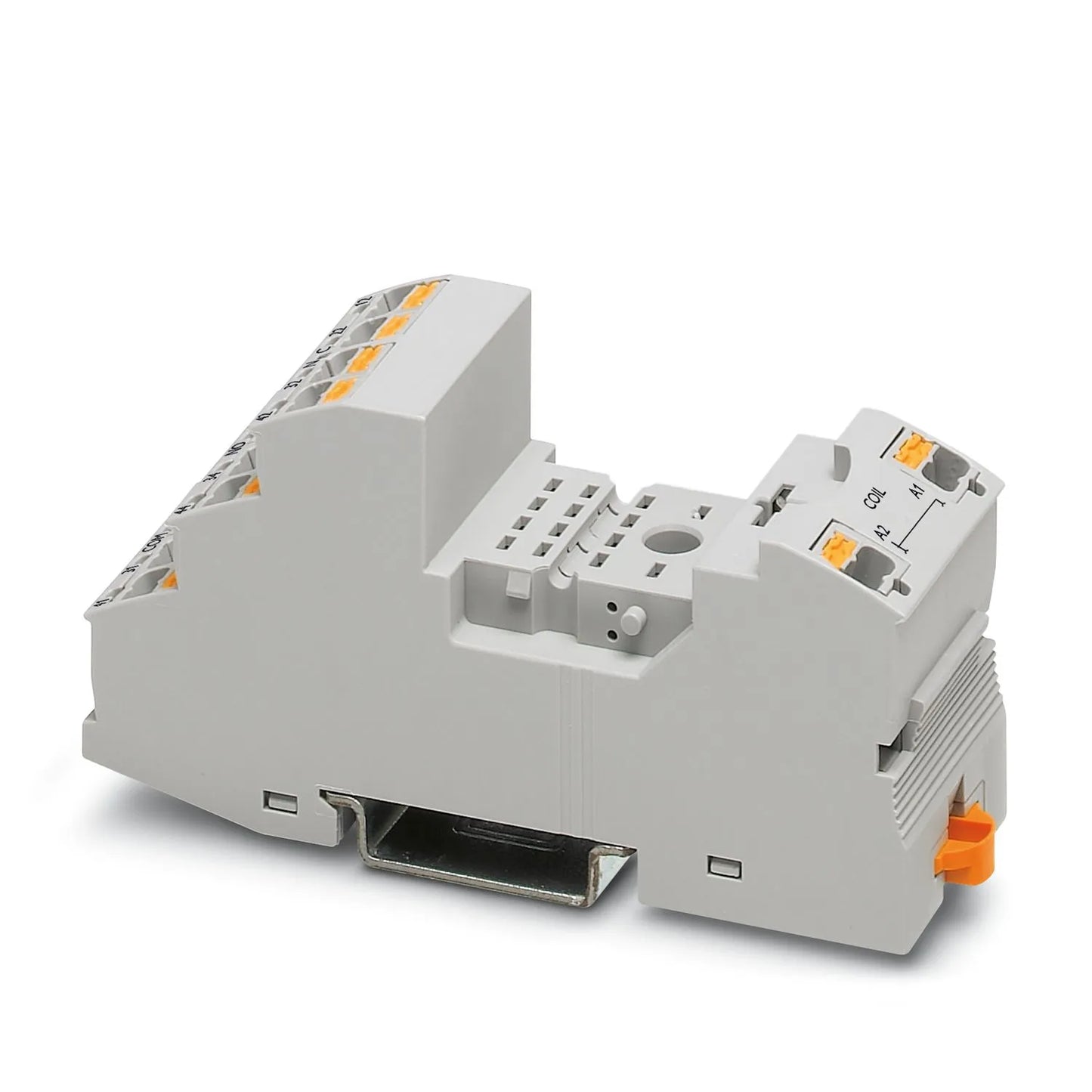 RIF-2-BPT/4X21 Zocalo para rele de potencia de 2-4 contactos invers. p/riel DIN