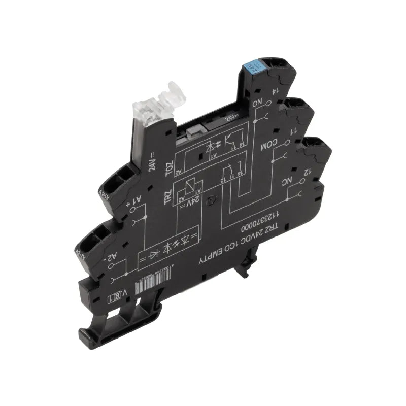 TRZ 24VDC 1CO EMPTY Base para relé Ancho 6.4mm 24VCD para 1CO 1NA1NC 6A 300V