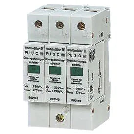 PU 3 C 130 VAC Protector de sobretensión trifásico TN/TT L1+L2+L3 115V 100kA