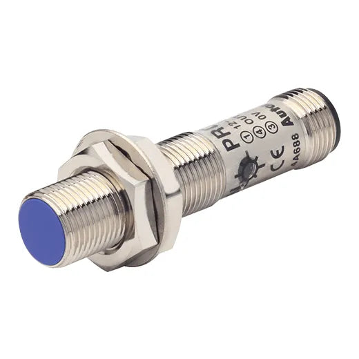 PRDCM12-4DN Sensor inductivo M12 SN Ext 4mm No rasante 24VCD NPN NA T/conector